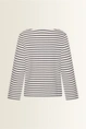 Gestreepte jersey sweater
