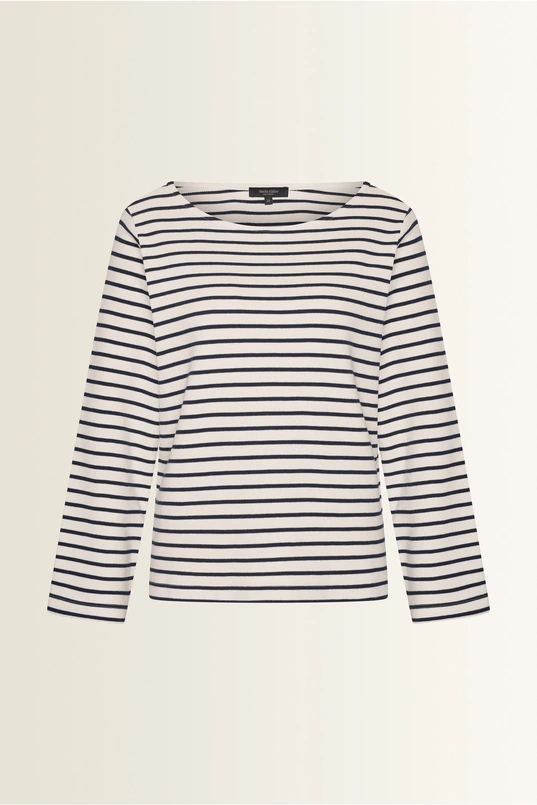 Gestreepte jersey sweater