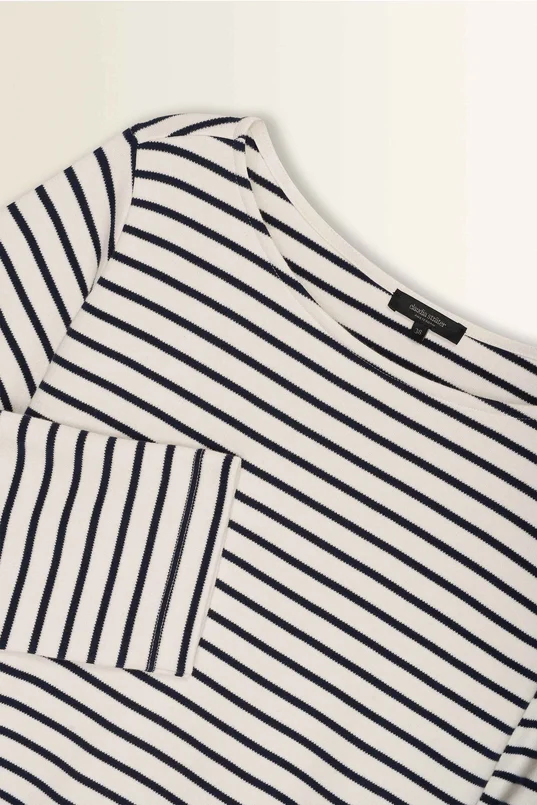 Gestreepte jersey sweater
