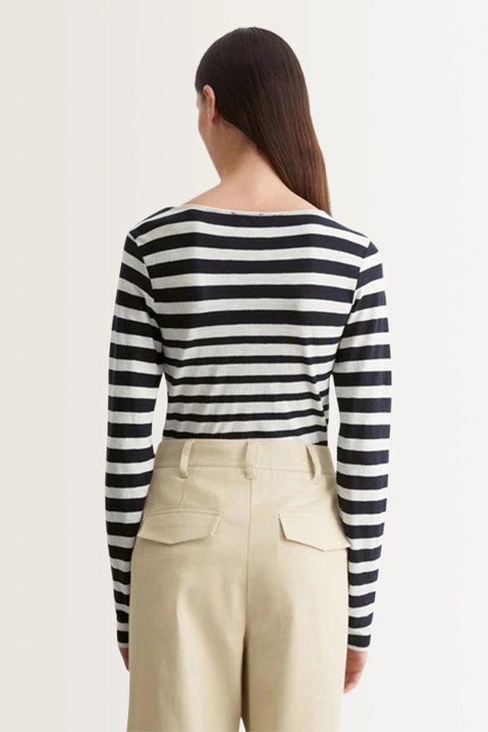 Gestreepte longsleeve Marc O'Polo