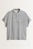 Gestreepte overhemdblouse Zavina Someday