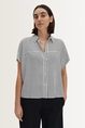 Gestreepte overhemdblouse Zavina Someday