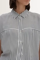 Gestreepte overhemdblouse Zavina Someday