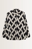 Gestreepte oversized blouse Zitano
