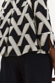 Gestreepte oversized blouse Zitano