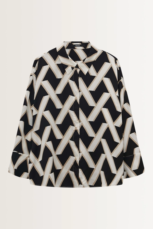 Gestreepte oversized blouse Zitano