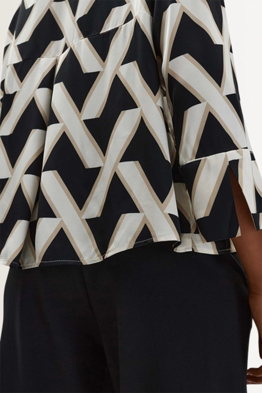 Gestreepte oversized blouse Zitano