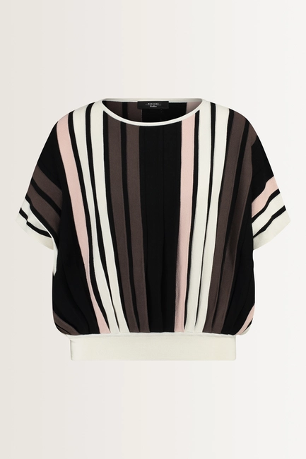 Gestreepte plissé top Pegola Max Mara Weekend