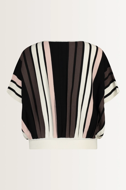 Gestreepte plissé top Pegola Max Mara Weekend