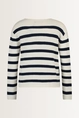 Gestreepte pullover knoopdetail Vibo Max Mara Weekend