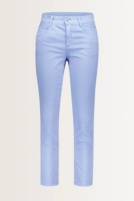 Gestreepte slim fit broek ZURI128 Gardeur