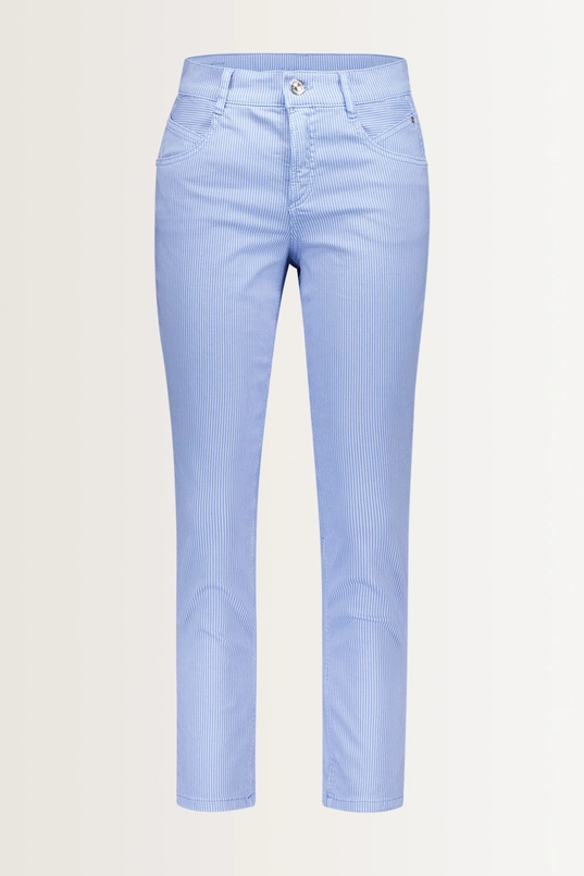 Gestreepte slim fit broek ZURI128 Gardeur