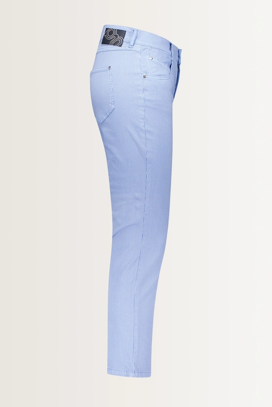 Gestreepte slim fit broek ZURI128 Gardeur