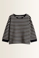 Gestreepte trui met gebreide look Uleno Someday