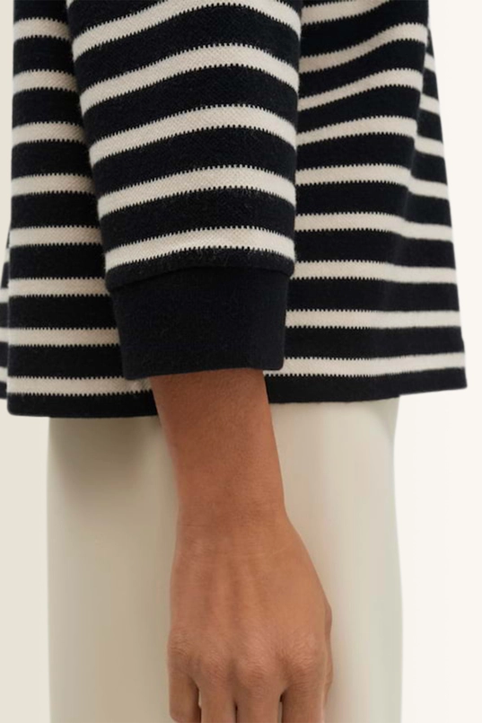 Gestreepte trui met gebreide look Uleno Someday