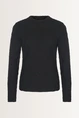 Gestructureerde top in stretch-jersey