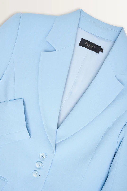 Getailleerde blazer met klassieke revers