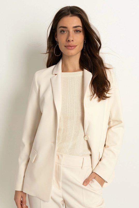 Getailleerde blazer met revers