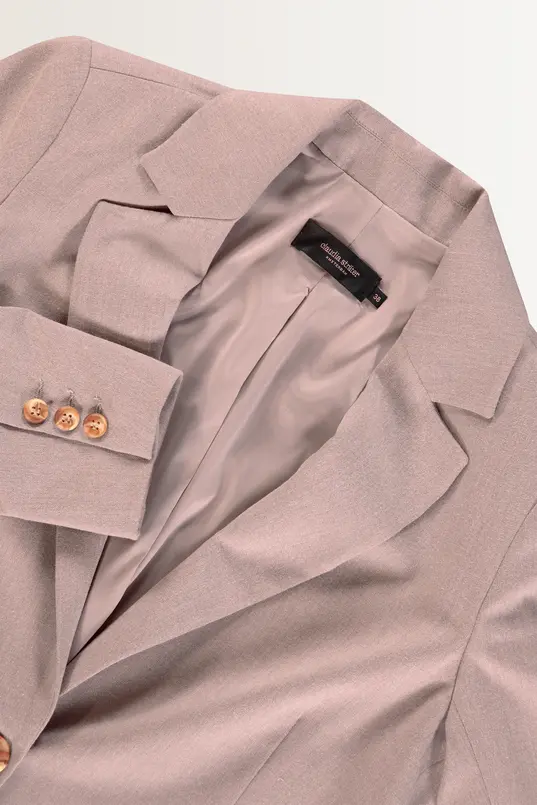 Getailleerde blazer single breasted