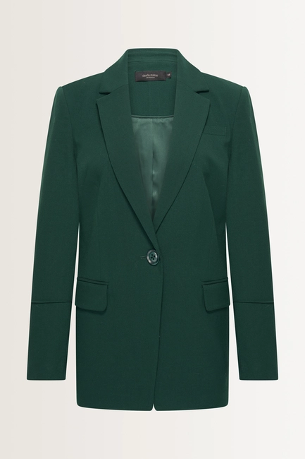 Getailleerde blazer van coolwool