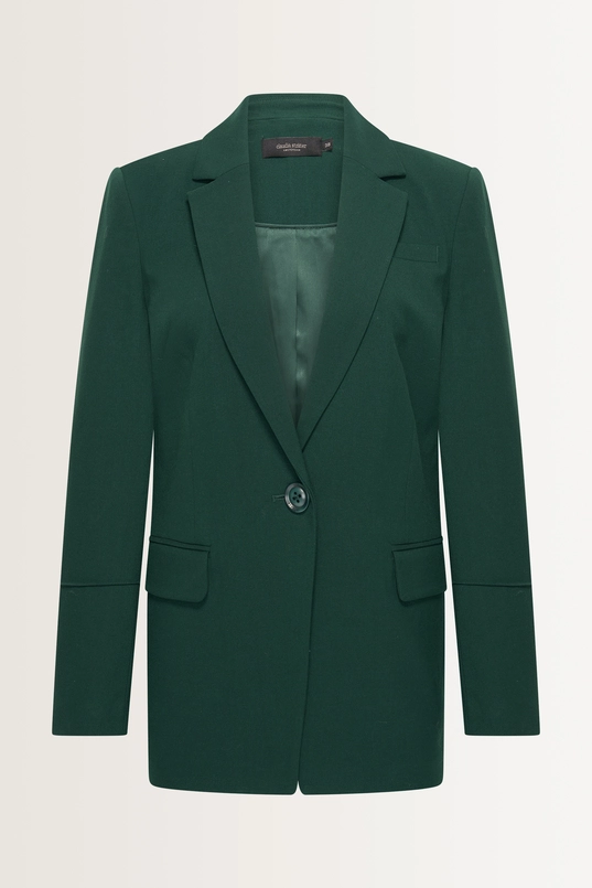 Getailleerde blazer van coolwool