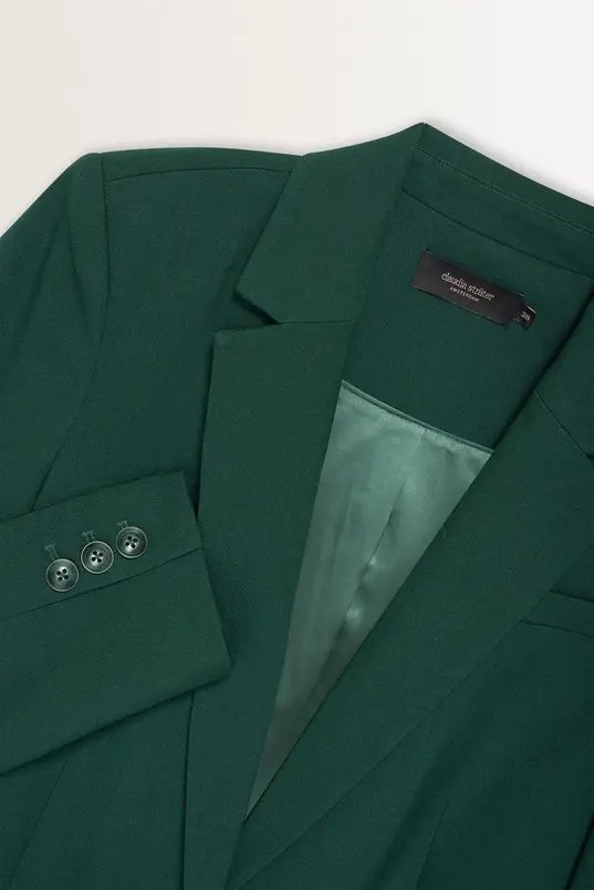 Getailleerde blazer van coolwool