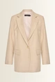 Gevoerde blazer met klassieke reverskraag