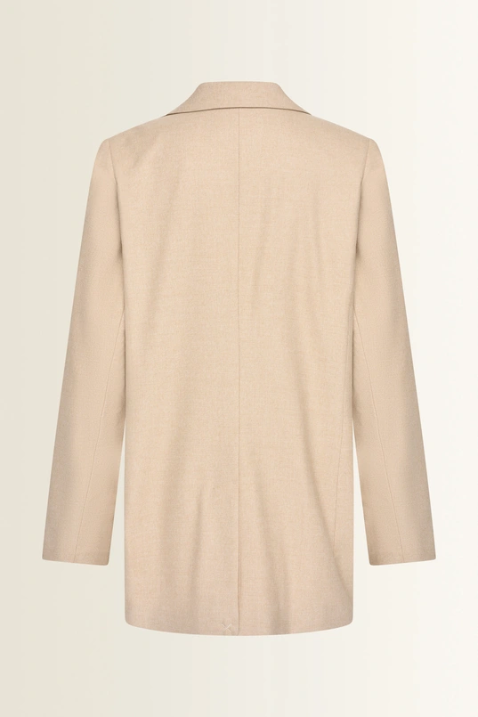 Gevoerde blazer met klassieke reverskraag