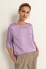 Geweven blouse met subtiele glans
