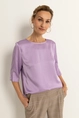 Geweven blouse met subtiele glans