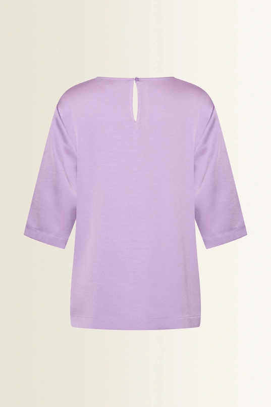 Geweven blouse met subtiele glans
