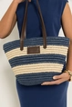 Geweven bucket bag