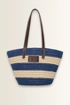 Geweven bucket bag
