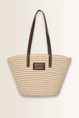 Geweven bucket bag