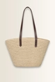 Geweven bucket bag