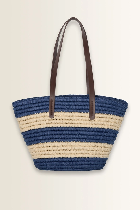 Geweven bucket bag