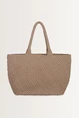 Geweven shopper