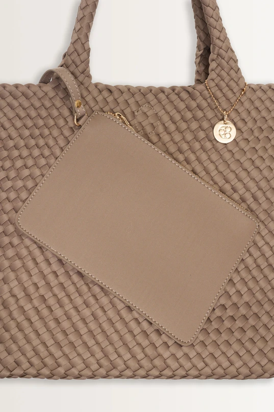 Geweven shopper