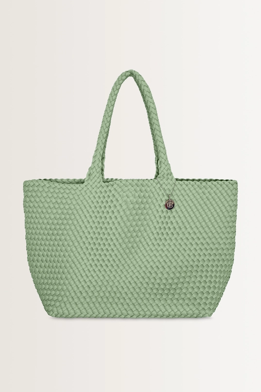 Geweven shopper