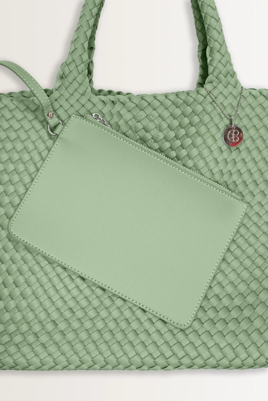 Geweven shopper