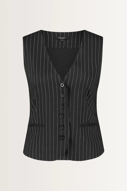 Gilet krijtstreep
