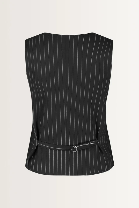 Gilet krijtstreep