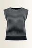 Gilet met streeppatroon Landa Max Mara Weekend