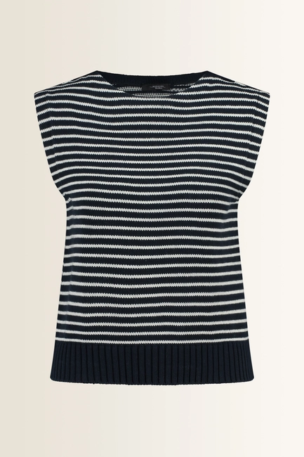 Gilet met streeppatroon Landa Max Mara Weekend