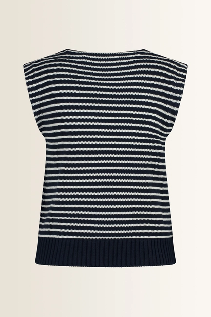Gilet met streeppatroon Landa Max Mara Weekend