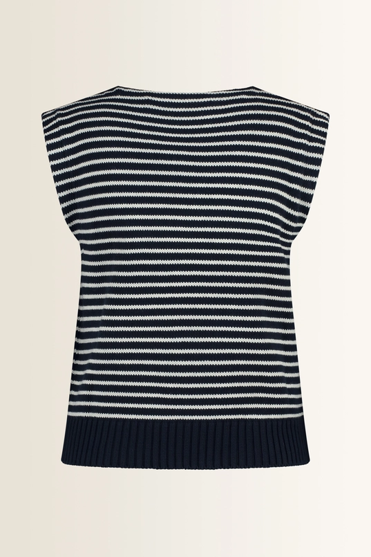 Gilet met streeppatroon Landa Max Mara Weekend