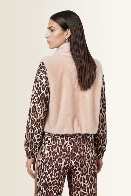 Gilet van kunstbont Monari