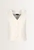 Glad mouwloos vest Monari