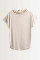 Glanzend jersey shirt Kisanie Someday