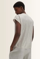 Glanzende top met watervalhals Kevine Someday
